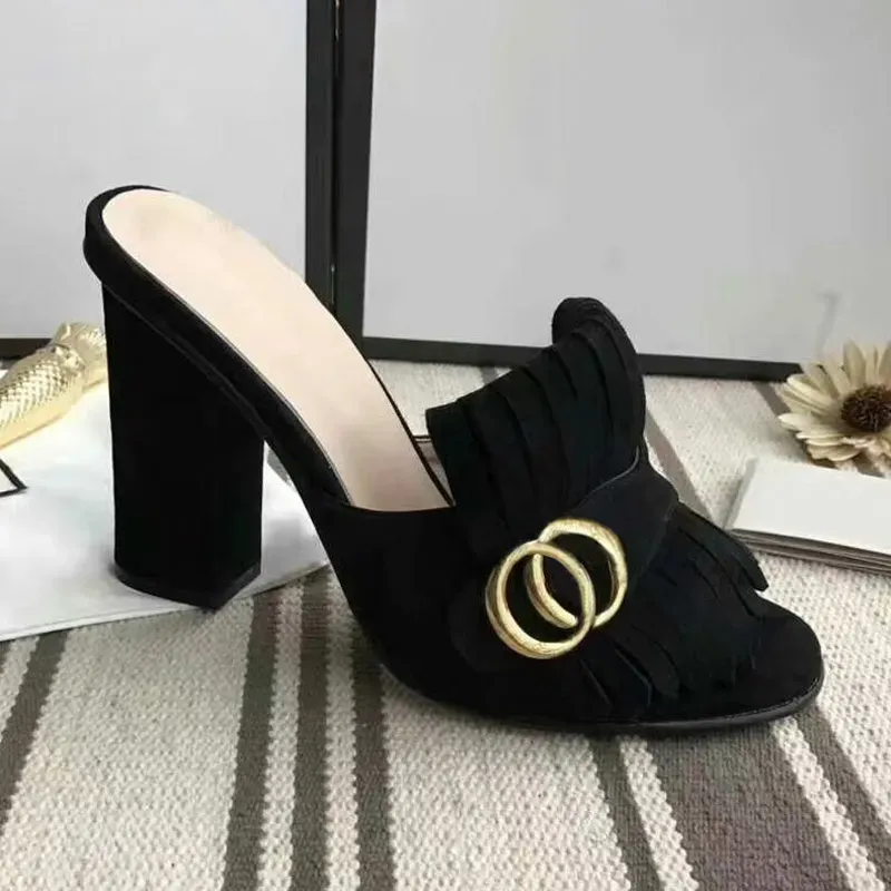 Brand Designer Women Summer Tassel Gladiator Sandals Women Open Toe Block Heel Pumps Women's Brand Design Mules Size 35-40
Brand Designer Women Summer Tassel Gladiator Sandals Women Open Toe Block Heel Pumps Women's Brand Design Mules Size 35-40