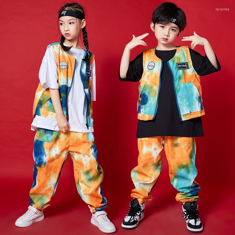 Stage Wear Kids Hip Hop Clothing Graphic Tee T Shirt Sleeveless Jacket Top Streetwear Jogger Cargo Pants For Girls Boys Dance Costume, White tshirt
Stage Wear Kids Hip Hop Clothing Graphic Tee T Shirt Sleeveless Jacket Top Streetwear Jogger Cargo Pants For Girls Boys Dance Costume, White tshirt
