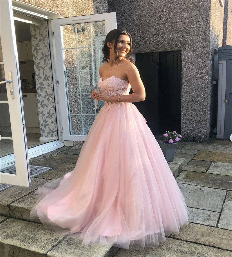 Beautiful Pink Evening Dress A Line Tulle Lace Sweetheart Long Prom Dresses 2023 Corset Floor Length Women Pageant Formal Party Vestidos De Noche Dubai Abaya Chic, Ivory
Beautiful Pink Evening Dress A Line Tulle Lace Sweetheart Long Prom Dresses 2023 Corset Floor Length Women Pageant Formal Party Vestidos De Noche Dubai Abaya Chic, Ivory