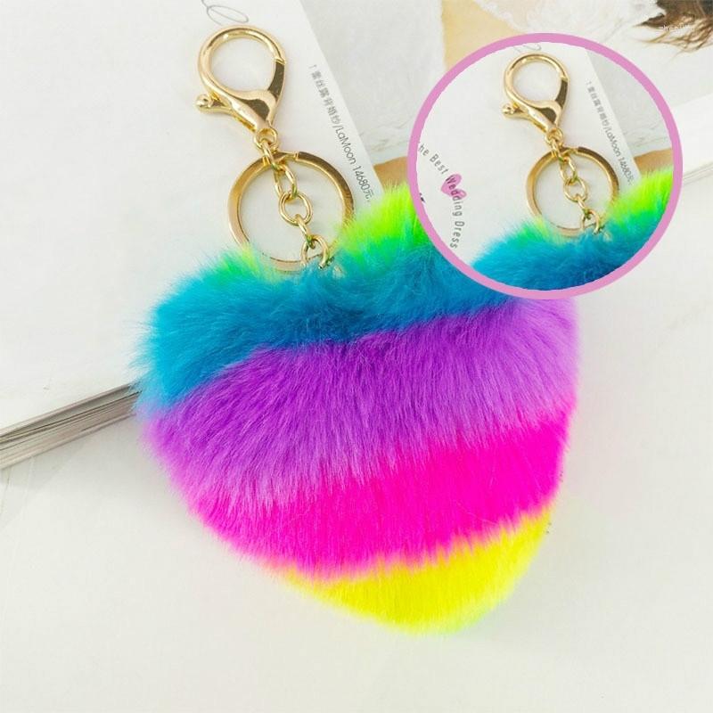 Keychains 15x10cm Multi-Color Heart Fur Keychain Fluffy Faux Key Chain Keyring Car Bag Pendant For Women Fashion Gifts
Keychains 15x10cm Multi-Color Heart Fur Keychain Fluffy Faux Key Chain Keyring Car Bag Pendant For Women Fashion Gifts