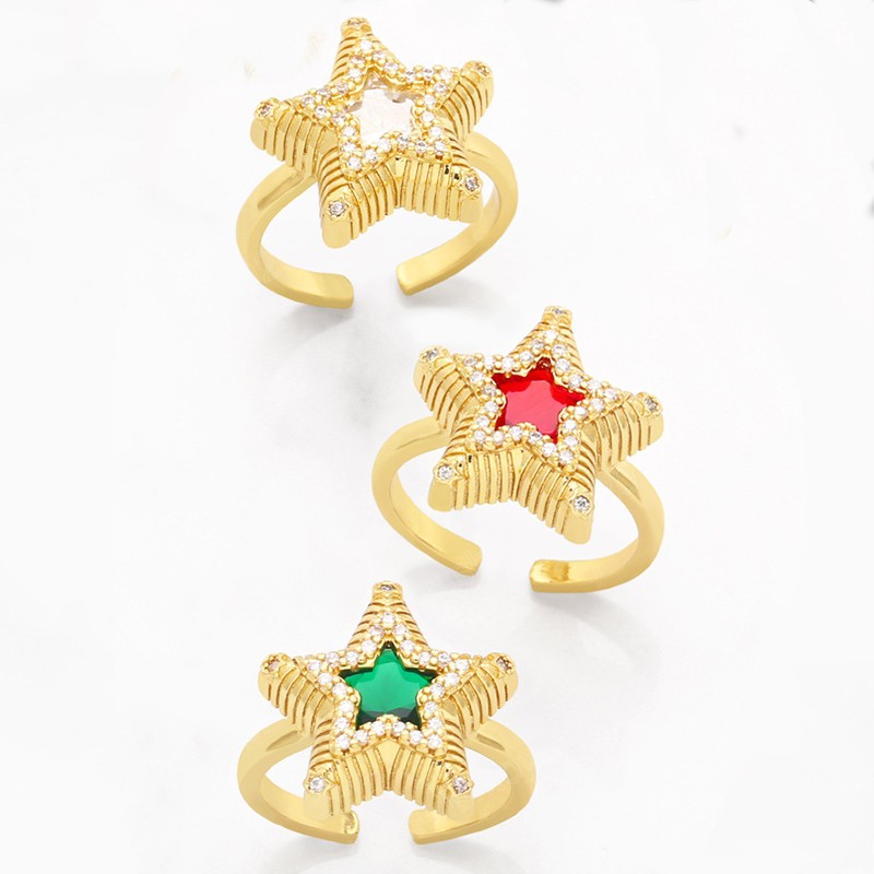 French Romantic Star Gold Color Open Rings For Women Adjustable Crystal Finger Ring Wedding Band Jewelry Accessories
French Romantic Star Gold Color Open Rings For Women Adjustable Crystal Finger Ring Wedding Band Jewelry Accessories
