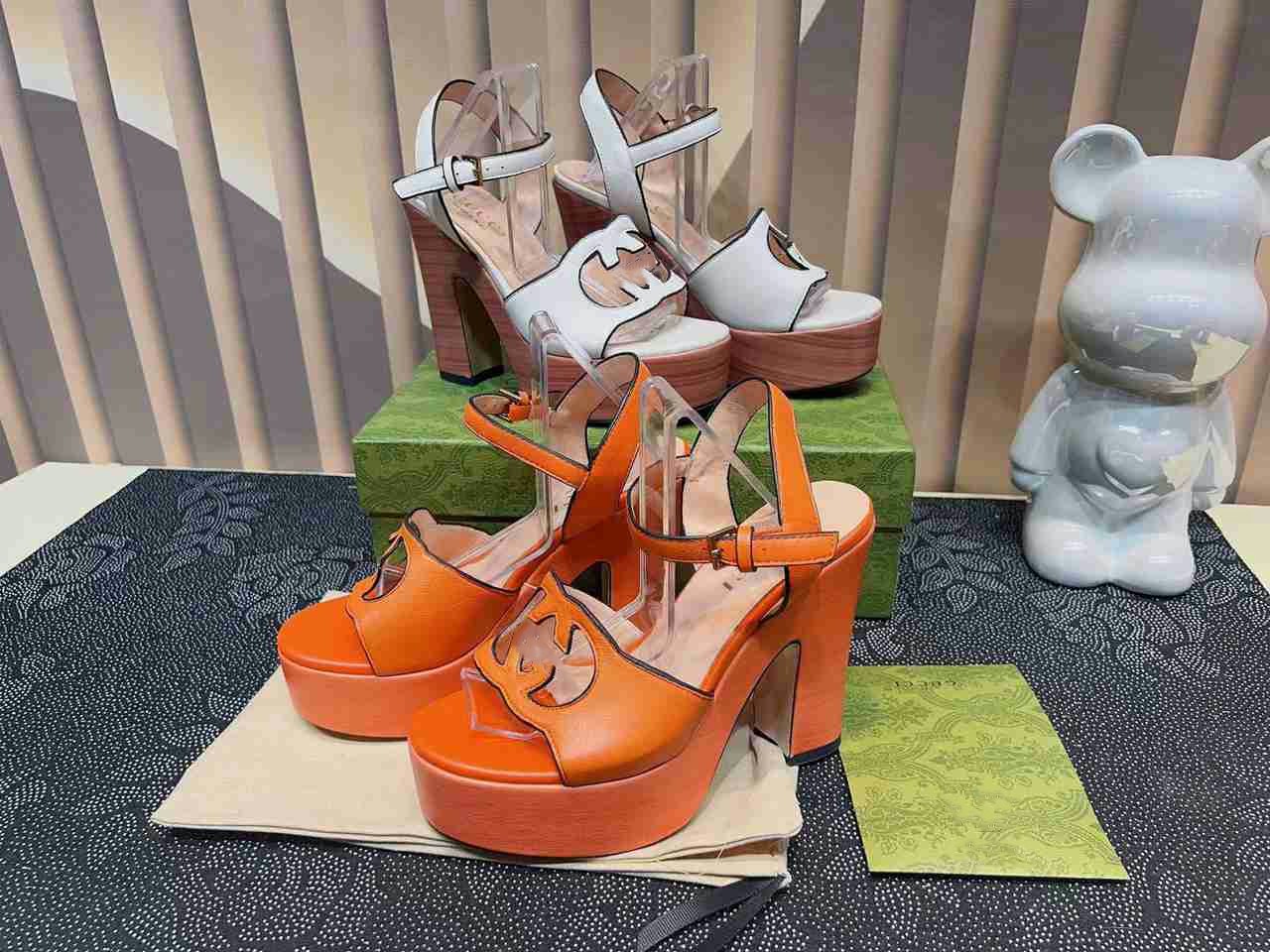 Designer luxury sandals chunky shoes mules slippers real leather high heel dress shoes fashion Women Interlocking G cut-out slide sandal pump valet insole size 35-41, Orange
Designer luxury sandals chunky shoes mules slippers real leather high heel dress shoes fashion Women Interlocking G cut-out slide sandal pump valet insole size 35-41, Orange
