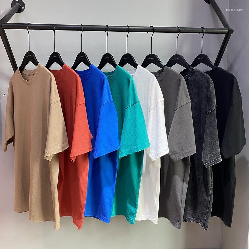 Men's T Shirts European American High Street Short Sleeve Edging T-Shirts Man Loose Oversize Solid Color Cotton Tees Tops Summer, Black
Men's T Shirts European American High Street Short Sleeve Edging T-Shirts Man Loose Oversize Solid Color Cotton Tees Tops Summer, Black
