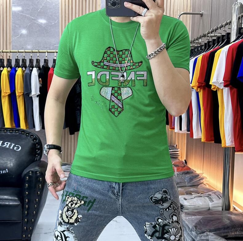 Mens T Shirt Designer For Men Womens Shirts Fashion tshirt Knitted short sleeved T-shirt Casual Summer Short Sleeve Man Tee Woman Clothing FS2568, W2
Mens T Shirt Designer For Men Womens Shirts Fashion tshirt Knitted short sleeved T-shirt Casual Summer Short Sleeve Man Tee Woman Clothing FS2568, W2