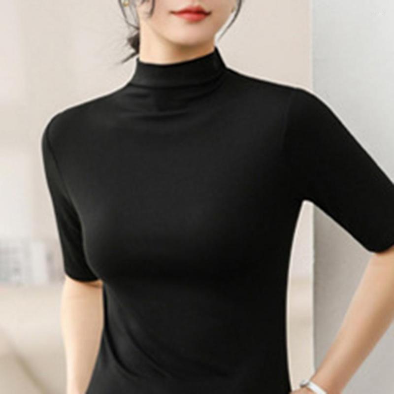 Women's Blouses Classic Bottoming Shirt Breathable Smooth Comfortable Stretch Layer Comfy High Neck Top Tee Tops Summer Wear, White
Women's Blouses Classic Bottoming Shirt Breathable Smooth Comfortable Stretch Layer Comfy High Neck Top Tee Tops Summer Wear, White