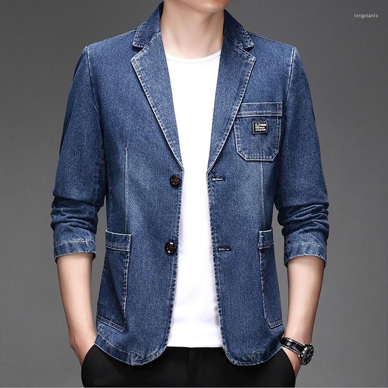 Men's Suits 2023 Spring Autumn Men's Denim Suit Simple Two Button One Piece Top Coat Men Blazer Slim Fit Blazers Clothing, Black
Men's Suits 2023 Spring Autumn Men's Denim Suit Simple Two Button One Piece Top Coat Men Blazer Slim Fit Blazers Clothing, Black