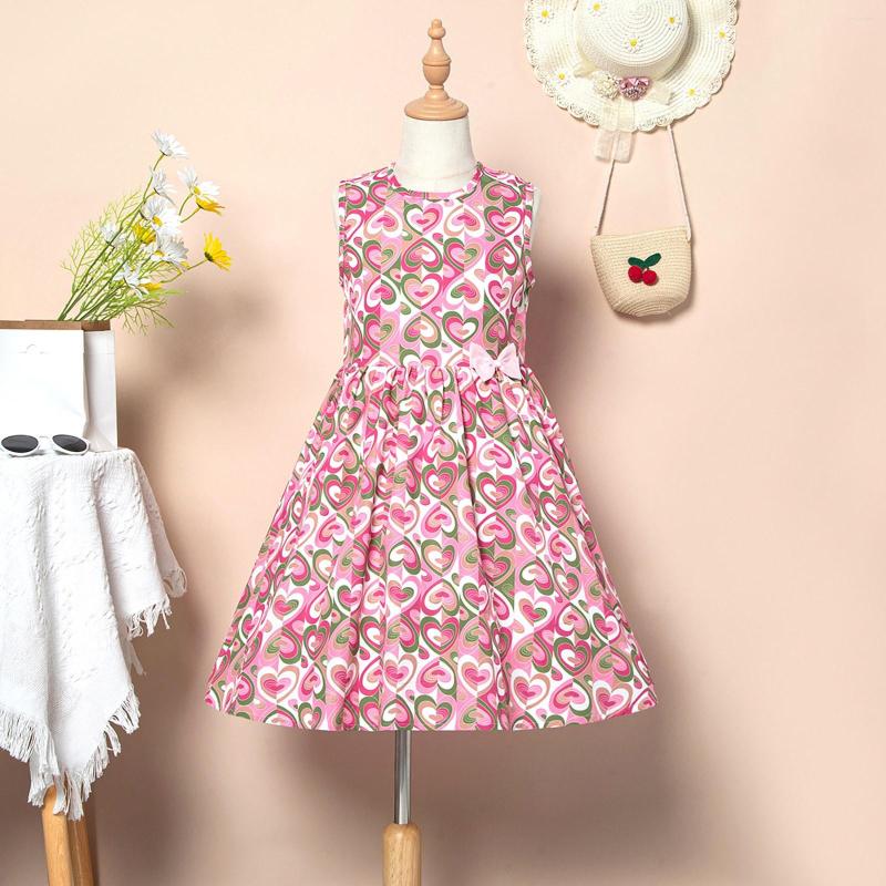 Girl Dresses Big Kids Girls Collision Color Love Print Sleeveless Round Neck Dress Princess Party Bloomers Tee Shirt With Pocket, Pink
Girl Dresses Big Kids Girls Collision Color Love Print Sleeveless Round Neck Dress Princess Party Bloomers Tee Shirt With Pocket, Pink