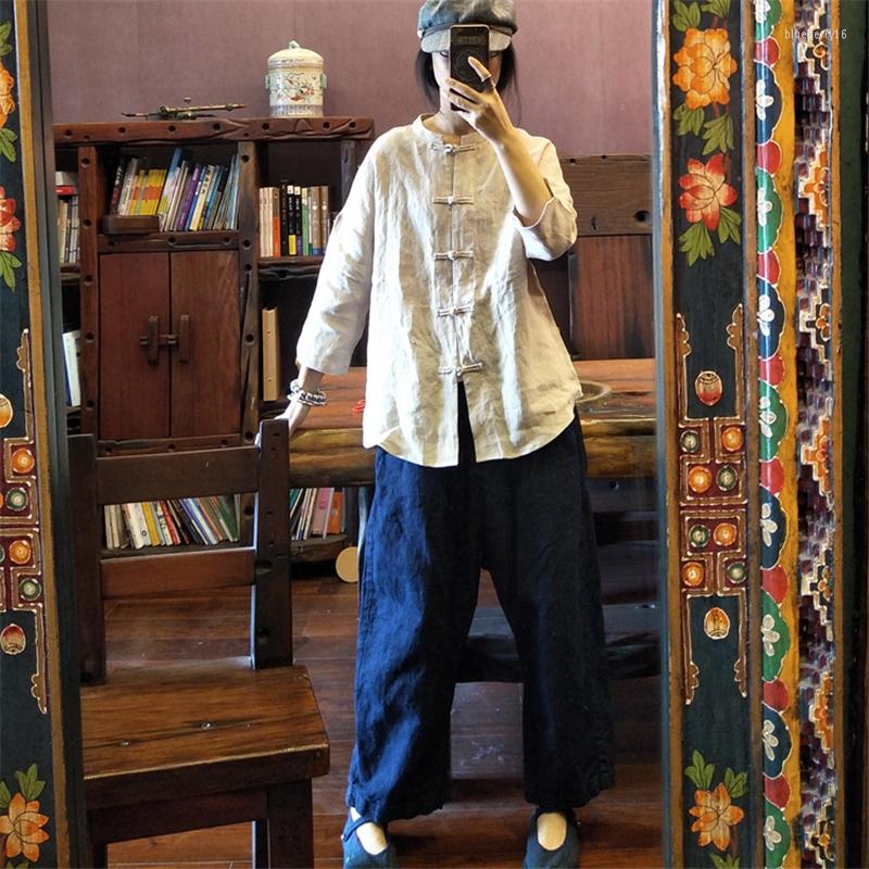 Ethnic Clothing 2023 Simple Fashion Linen Sand Wash Solid Color Art Retro Shirt Chinese Style For Women Thin Coat Tang Suit Tops
Ethnic Clothing 2023 Simple Fashion Linen Sand Wash Solid Color Art Retro Shirt Chinese Style For Women Thin Coat Tang Suit Tops