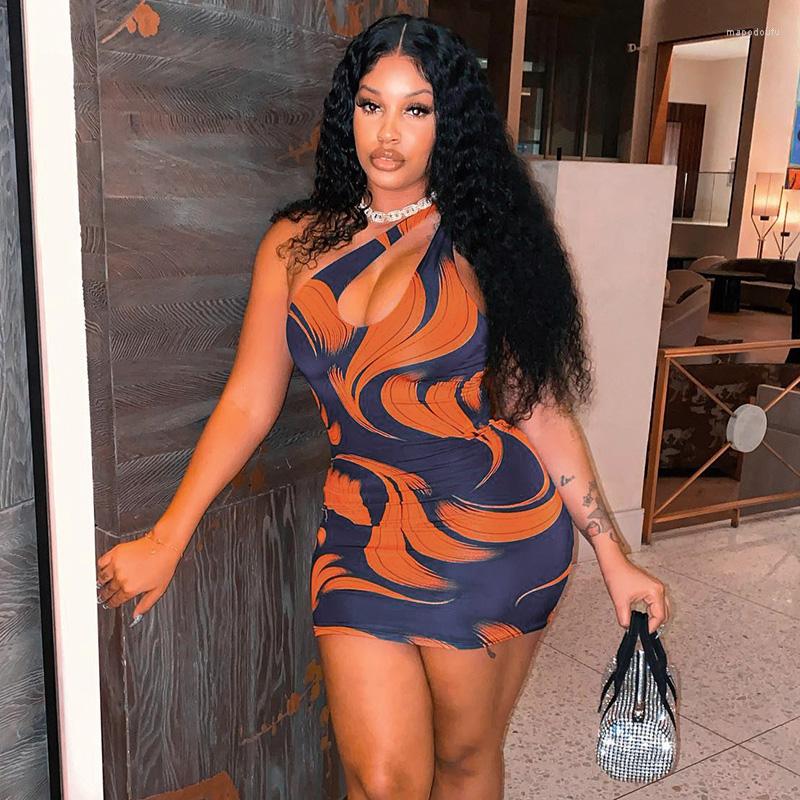 Casual Dresses Women Streetwear Party Print Mini Dress Bodycon One Shoulder Elegant Hollow Sexy Skinny Sleeveless Fashion Even Summer, Multi
Casual Dresses Women Streetwear Party Print Mini Dress Bodycon One Shoulder Elegant Hollow Sexy Skinny Sleeveless Fashion Even Summer, Multi
