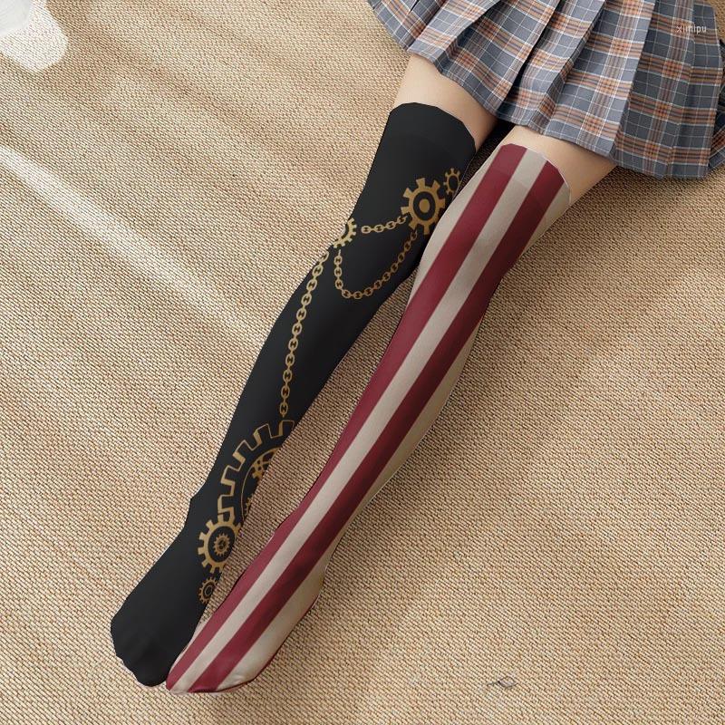 Women Socks Japanese Cute Lolita Knee-high Velvet Cherry Print Thigh High Cartoon Pig AB Version Student Personality Fashion, 02
Women Socks Japanese Cute Lolita Knee-high Velvet Cherry Print Thigh High Cartoon Pig AB Version Student Personality Fashion, 02