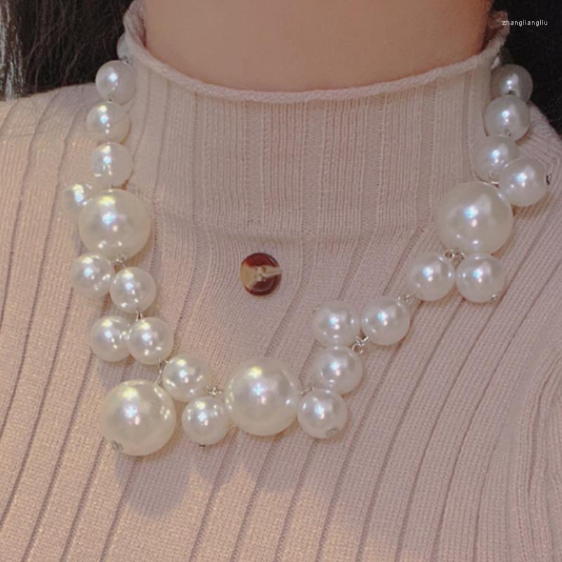Pendant Necklaces White Pearl Beads Necklace French Simple Elegant Punk Choker Women Wedding Fashion Jewelry Accessories
Pendant Necklaces White Pearl Beads Necklace French Simple Elegant Punk Choker Women Wedding Fashion Jewelry Accessories