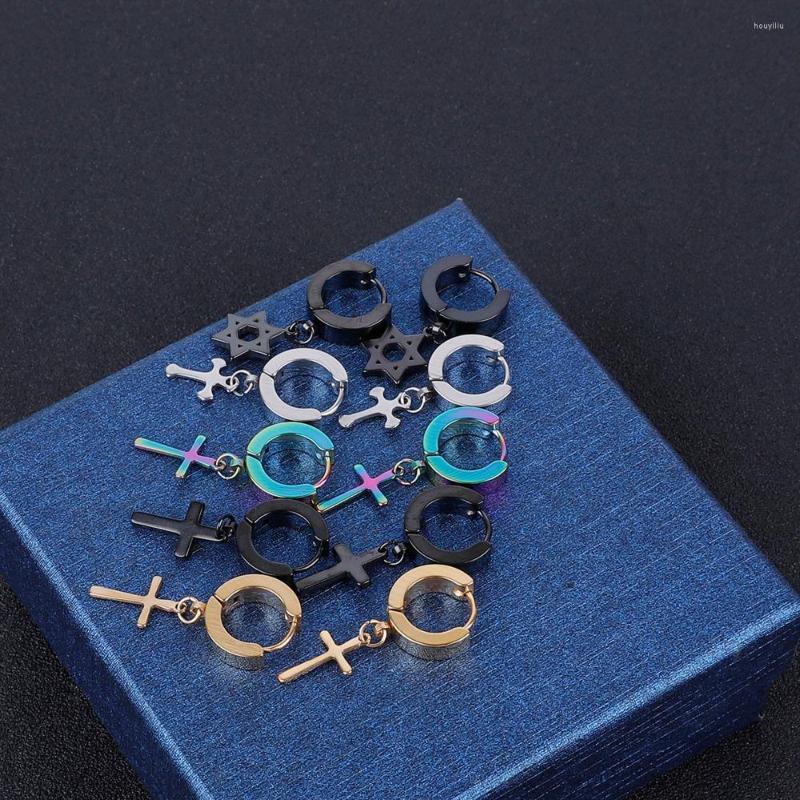 Stud Earrings 1 Piece Fashion Punk Stainless Steel Cross Fake Earring Ear Clip Cuff Body Piercing Jewelry Gift For Men Women
Stud Earrings 1 Piece Fashion Punk Stainless Steel Cross Fake Earring Ear Clip Cuff Body Piercing Jewelry Gift For Men Women