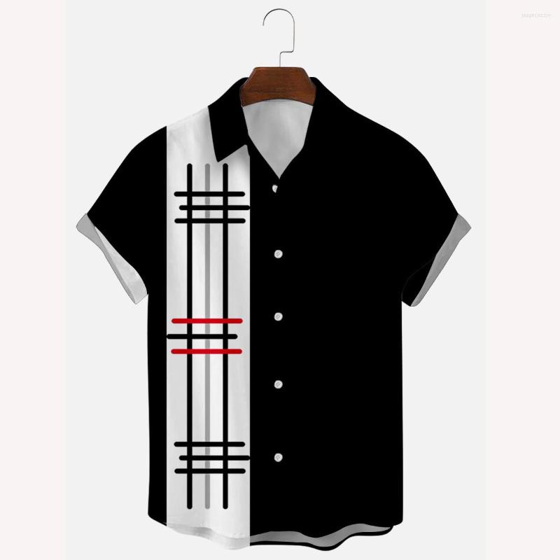Men's Casual Shirts 2023 Summer Oversized Men's Short Sleeve Shirt Line Stripe Color Matching 3D Printing, Gray
Men's Casual Shirts 2023 Summer Oversized Men's Short Sleeve Shirt Line Stripe Color Matching 3D Printing, Gray