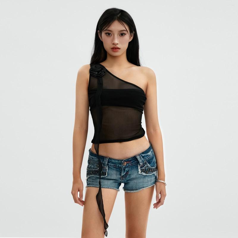 Women' Tanks Women Y2k Ruffles Frill Halter Crop Tops Sexy Sleeveless Off Shoulder Mesh See Through Backless Flower Tube Top Club, Black
Women' Tanks Women Y2k Ruffles Frill Halter Crop Tops Sexy Sleeveless Off Shoulder Mesh See Through Backless Flower Tube Top Club, Black
