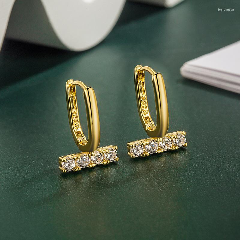 Hoop Earrings 925 Silver Needle Simple Zircon Oval For Women Huggies Jewelry Gift Eh411
Hoop Earrings 925 Silver Needle Simple Zircon Oval For Women Huggies Jewelry Gift Eh411