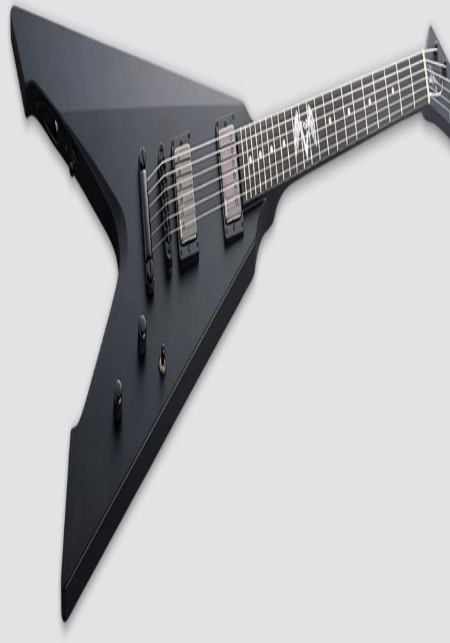 LTD Metallic James Hetfield Vulture Matte Black Flying V Electric Guitar Satin Finished Active EMG Pickups 9V Battery Box Black 4655761
LTD Metallic James Hetfield Vulture Matte Black Flying V Electric Guitar Satin Finished Active EMG Pickups 9V Battery Box Black 4655761