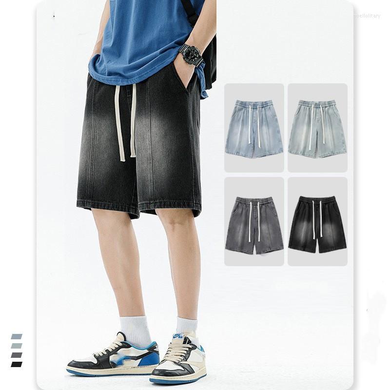 Men' Jeans 2023 Korean Summer Vintage Tide Brand Denim Shorts Men Baggy Elastic Waist Fashion Loose Casual Streetwear Knee Male Pants, Black
Men' Jeans 2023 Korean Summer Vintage Tide Brand Denim Shorts Men Baggy Elastic Waist Fashion Loose Casual Streetwear Knee Male Pants, Black