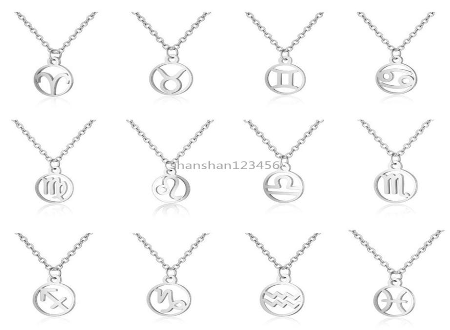 12 Constell Pendant Necklace Silver Gold Stainless Steel Zodiac Horoscope Sign Necklaces Chains for Women Fashion Jewelry Will and7370654
12 Constell Pendant Necklace Silver Gold Stainless Steel Zodiac Horoscope Sign Necklaces Chains for Women Fashion Jewelry Will and7370654