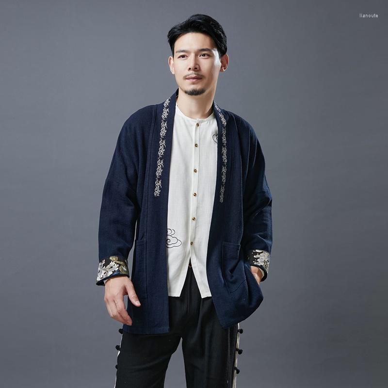 Ethnic Clothing 2023 Mens Shirts Chinese Style Men Shirt Retro Kimono Cardigan Hanfu Elegant Camisa Vintage Embroidery Asian Clothes KK3466
Ethnic Clothing 2023 Mens Shirts Chinese Style Men Shirt Retro Kimono Cardigan Hanfu Elegant Camisa Vintage Embroidery Asian Clothes KK3466