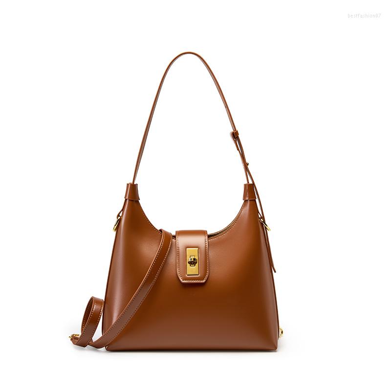 Evening Bags 2023 Retro Women's Handbags For Ladies Top Layer Cowhide Luxury Designer Handbag Genuine Leather Shoulder Messenger Bag, Black
Evening Bags 2023 Retro Women's Handbags For Ladies Top Layer Cowhide Luxury Designer Handbag Genuine Leather Shoulder Messenger Bag, Black