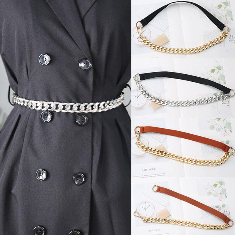 Belts Golden Silver Chain For Women Coat Suits Elastic Metal Waist Stretch Cummerbunds Ladies All Matching Waistbands
Belts Golden Silver Chain For Women Coat Suits Elastic Metal Waist Stretch Cummerbunds Ladies All Matching Waistbands