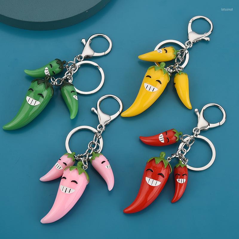 Keychains Fashion Trendy Chilli Key Chain Women Ring Portable Jewelry Pendant Bag Charm Cute Keychain Llaveros Para Mujer
Keychains Fashion Trendy Chilli Key Chain Women Ring Portable Jewelry Pendant Bag Charm Cute Keychain Llaveros Para Mujer
