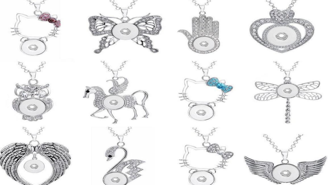 New 12 Pieces Lots Ginger Snap Buttons Chunk Charm Rhinestone Pendant Necklaces Fit 18mm Snap Buttons With 60cm Chains5550269
New 12 Pieces Lots Ginger Snap Buttons Chunk Charm Rhinestone Pendant Necklaces Fit 18mm Snap Buttons With 60cm Chains5550269