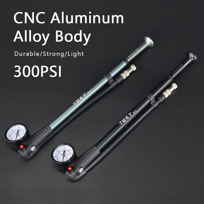 Bike Pumps TEKY High-pressure 300PSI Bike Fork Air Pump with Barometer Gauge Rear Suspension Shock Absorber Pump Mountain Bicycle Tool 230603
Bike Pumps TEKY High-pressure 300PSI Bike Fork Air Pump with Barometer Gauge Rear Suspension Shock Absorber Pump Mountain Bicycle Tool 230603