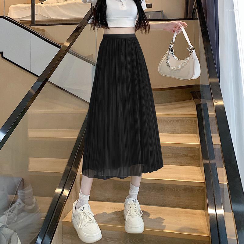 Skirts Women's High Waist Pleated Skirt Fashionable And Elegant Academic Style Slim Mid Length Wide A-line Long, Green
Skirts Women's High Waist Pleated Skirt Fashionable And Elegant Academic Style Slim Mid Length Wide A-line Long, Green