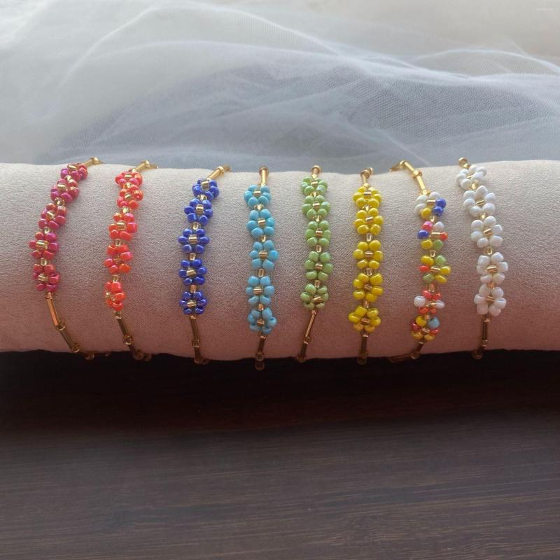 Strand Rice Bead Bracelet Flower Originality Fashion Simplicity Hand Weaving Adjustable Bohemia Color Beaded
Strand Rice Bead Bracelet Flower Originality Fashion Simplicity Hand Weaving Adjustable Bohemia Color Beaded