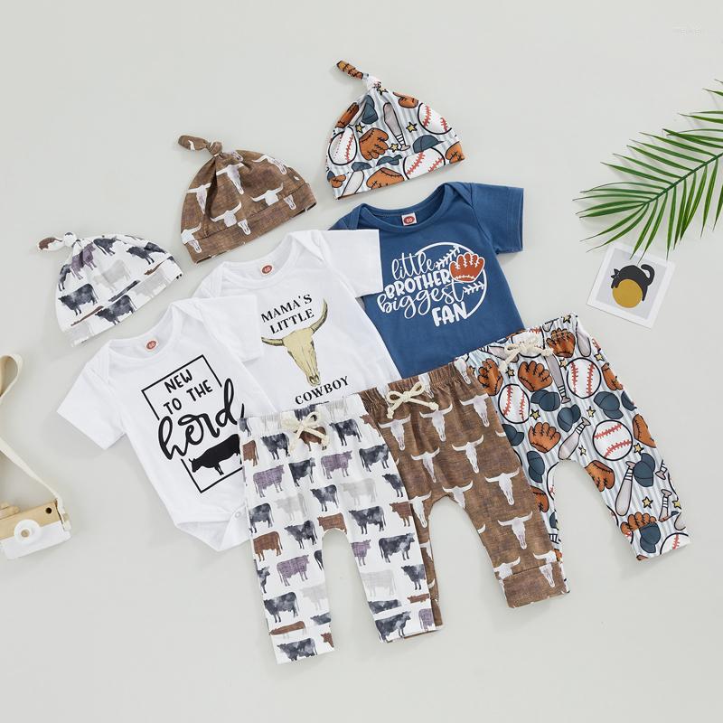 Clothing Sets FOCUSNORM 3pcs Born Baby Boys Girls Clothes 0-18M Short Sleeve Letter/ Print Romper Cattle Head Long Pants Hat
Clothing Sets FOCUSNORM 3pcs Born Baby Boys Girls Clothes 0-18M Short Sleeve Letter/ Print Romper Cattle Head Long Pants Hat