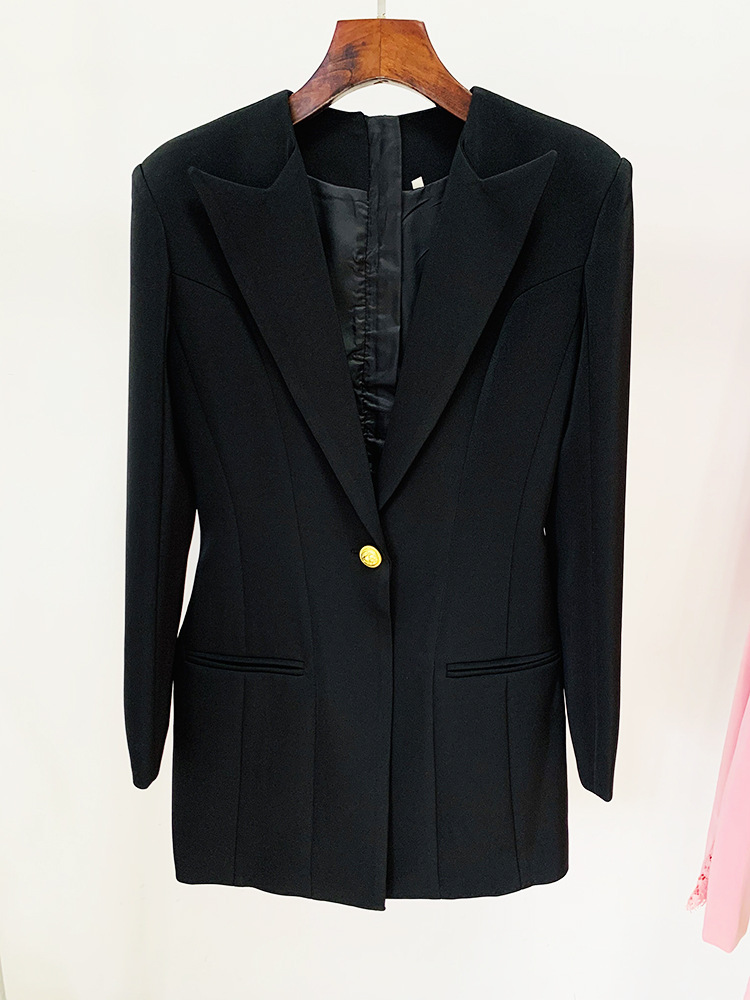 519 XXL 2023 Runway Brand SAme Style Coat Long Sleeve Lapel Neck Button Green Black Polyester Casual Fashion Luxury Womens cLothes oulaidi
519 XXL 2023 Runway Brand SAme Style Coat Long Sleeve Lapel Neck Button Green Black Polyester Casual Fashion Luxury Womens cLothes oulaidi