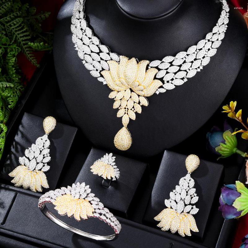 Necklace Earrings Set Missvikki Luxury Drop Bracelet Ring For Women Shiny Cubic Zircon Bridal Wedding Engagement, Picture shown
Necklace Earrings Set Missvikki Luxury Drop Bracelet Ring For Women Shiny Cubic Zircon Bridal Wedding Engagement, Picture shown