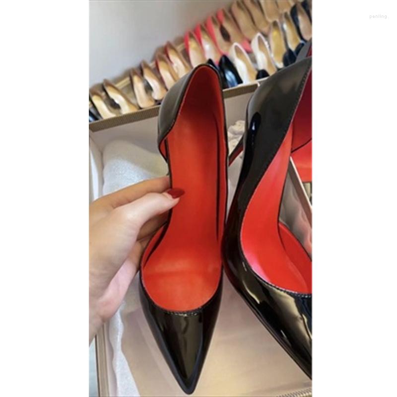 Dress Shoes Classic Black With Sexy Red Inside 12cm High Heel Stiletto Pointed Toe Wedding Work Party Daily Wear Concise Pumps QKOU011, 8cm
Dress Shoes Classic Black With Sexy Red Inside 12cm High Heel Stiletto Pointed Toe Wedding Work Party Daily Wear Concise Pumps QKOU011, 8cm