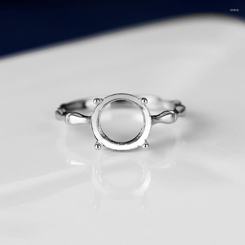 Cluster Rings 9x9mm Round Cabochon Sterling Silver 925 Semi Mount Ring Engagement Wedding Setting
Cluster Rings 9x9mm Round Cabochon Sterling Silver 925 Semi Mount Ring Engagement Wedding Setting