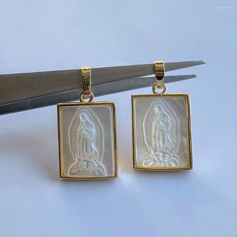 Pendant Necklaces 5pcs/lot Natural Sacred Heart & Lady Of Grace Jesus Mother Pearl Shell Rectangle Virgin Mary Charms For Necklace
Pendant Necklaces 5pcs/lot Natural Sacred Heart & Lady Of Grace Jesus Mother Pearl Shell Rectangle Virgin Mary Charms For Necklace