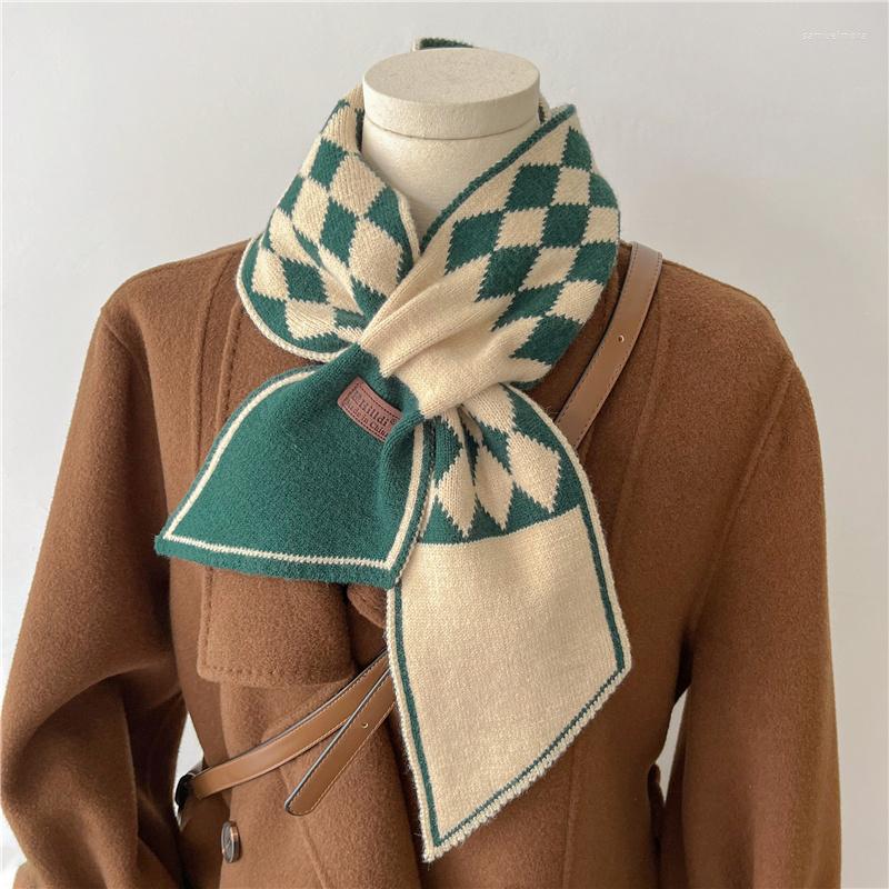 Scarves Green Bright Plaid Knitted Women Scarf Luxury Warm Winter Neck Tie Design Elastic Skinny Bufanda Foulard Echarpe
Scarves Green Bright Plaid Knitted Women Scarf Luxury Warm Winter Neck Tie Design Elastic Skinny Bufanda Foulard Echarpe