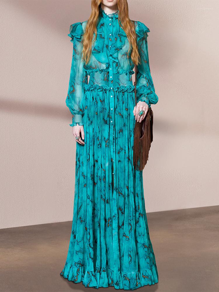 Casual Dresses Women' Dress 2023 Peacock Blue Lantern Sleeve Wooden Ear Edge Waist Collection Ladies Big Swing, Malachite blue
Casual Dresses Women' Dress 2023 Peacock Blue Lantern Sleeve Wooden Ear Edge Waist Collection Ladies Big Swing, Malachite blue
