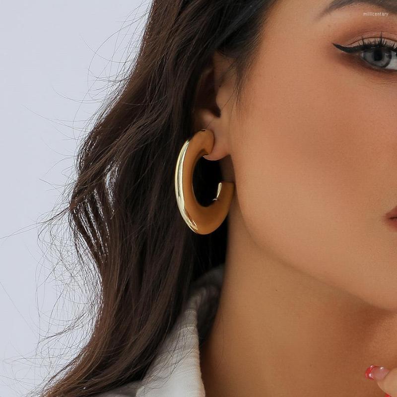 Hoop Earrings Punk Circle Round Geometric For Women Vintage Fashion Statement Gold Color Charm Piercing Hoops Party Ear Jewelry
Hoop Earrings Punk Circle Round Geometric For Women Vintage Fashion Statement Gold Color Charm Piercing Hoops Party Ear Jewelry