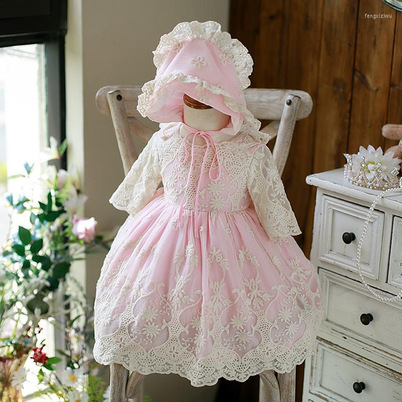 Girl Dresses Girls' 2023 Flower Lace Dress For Kids 2 Pcs Hat Children Princess 1st Birthday Infant Elegant Ball Gowns Vestido, Dress and hat
Girl Dresses Girls' 2023 Flower Lace Dress For Kids 2 Pcs Hat Children Princess 1st Birthday Infant Elegant Ball Gowns Vestido, Dress and hat