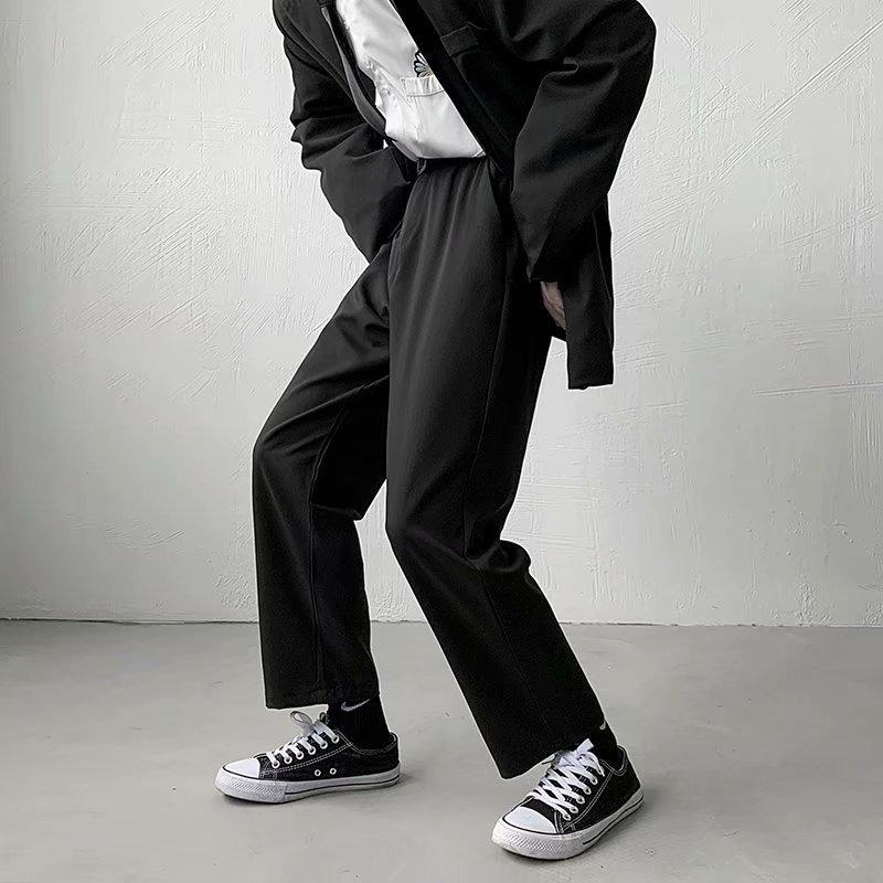 Men's Pants Summer Solid Mens Wide Leg Suit Casual 2023 Fashion Brand Male Trousers Baggy Korean Style Straight Men Clothing, Black
Men's Pants Summer Solid Mens Wide Leg Suit Casual 2023 Fashion Brand Male Trousers Baggy Korean Style Straight Men Clothing, Black
