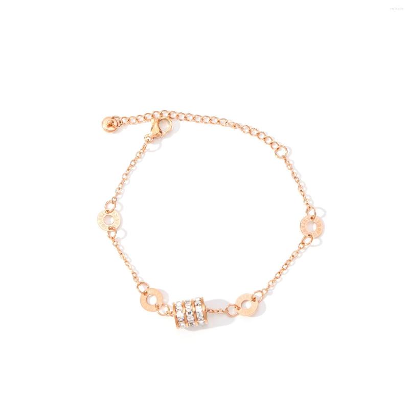 Charm Bracelets HIYEE Roman Numerals Pendant Necklace Stainless Steel Non-fading Waterproof Chain Simple Style Charming Women Jewelry Making
Charm Bracelets HIYEE Roman Numerals Pendant Necklace Stainless Steel Non-fading Waterproof Chain Simple Style Charming Women Jewelry Making