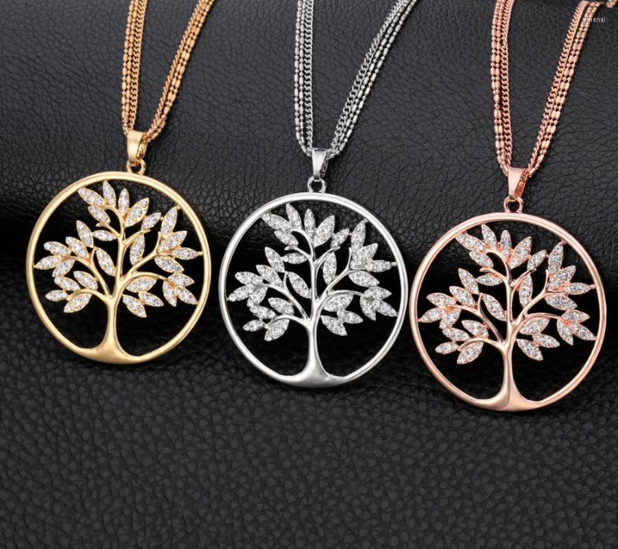 Pendant Necklaces Multilayer Chain Tree Of Life Big Round Necklace For Women Luxury Leaves Female Jewelry Fashion Gift 2023
Pendant Necklaces Multilayer Chain Tree Of Life Big Round Necklace For Women Luxury Leaves Female Jewelry Fashion Gift 2023