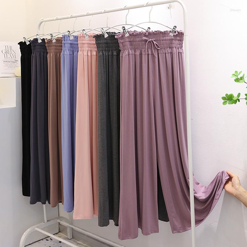 Women's Sleepwear Fdfklak Spring Summer Thin Section Wide Leg Pajama Pants Sleep Bottoms Modal Casual Trousers Solid Color Pyjama Femme, Deep gray
Women's Sleepwear Fdfklak Spring Summer Thin Section Wide Leg Pajama Pants Sleep Bottoms Modal Casual Trousers Solid Color Pyjama Femme, Deep gray