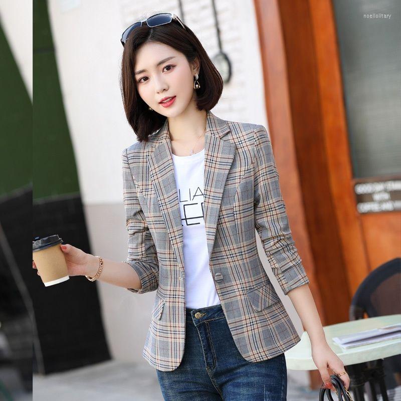 Women's Suits Plaid Blazer Fashion Jacket Women Spring Autumn Long Sleeve Casual Elegant Office Classic Chic Temperament 2023 Q284
Women's Suits Plaid Blazer Fashion Jacket Women Spring Autumn Long Sleeve Casual Elegant Office Classic Chic Temperament 2023 Q284