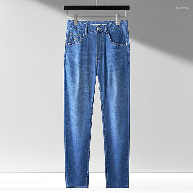 Men's Jeans BROWON Summer For Men 2023 Lyocell Cotton Business Casual Mid Straight Solid Color Regular Fit Pants, Darkblue men jeans
Men's Jeans BROWON Summer For Men 2023 Lyocell Cotton Business Casual Mid Straight Solid Color Regular Fit Pants, Darkblue men jeans