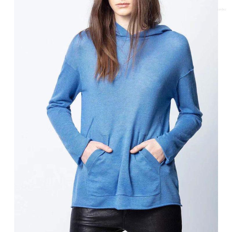 Women' Sweaters Fashionable 2023 Woman Blue Cashmere Sweater Round Neck Long Sleeves Letter Knitted Hooded
Women' Sweaters Fashionable 2023 Woman Blue Cashmere Sweater Round Neck Long Sleeves Letter Knitted Hooded