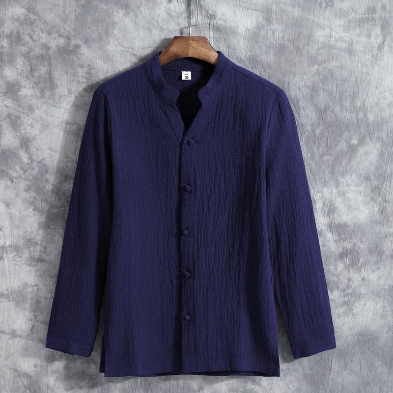 Ethnic Clothing 2023 Linen Shirts Men Chinese Style Long Sleeve Retro Buttoned Shirt Solid Stand-Up Collar Loose Plus Size Tops KK3912
Ethnic Clothing 2023 Linen Shirts Men Chinese Style Long Sleeve Retro Buttoned Shirt Solid Stand-Up Collar Loose Plus Size Tops KK3912