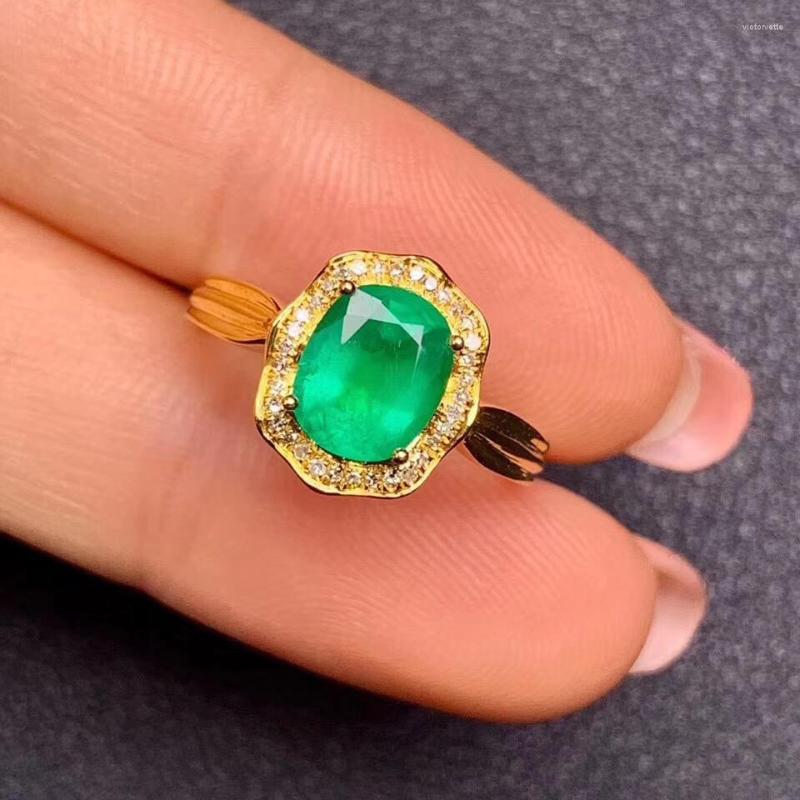 Cluster Rings Emerald Luxury Ring Natural And Real Gemstone 925 Sterling Silver Fine Jewelry
Cluster Rings Emerald Luxury Ring Natural And Real Gemstone 925 Sterling Silver Fine Jewelry