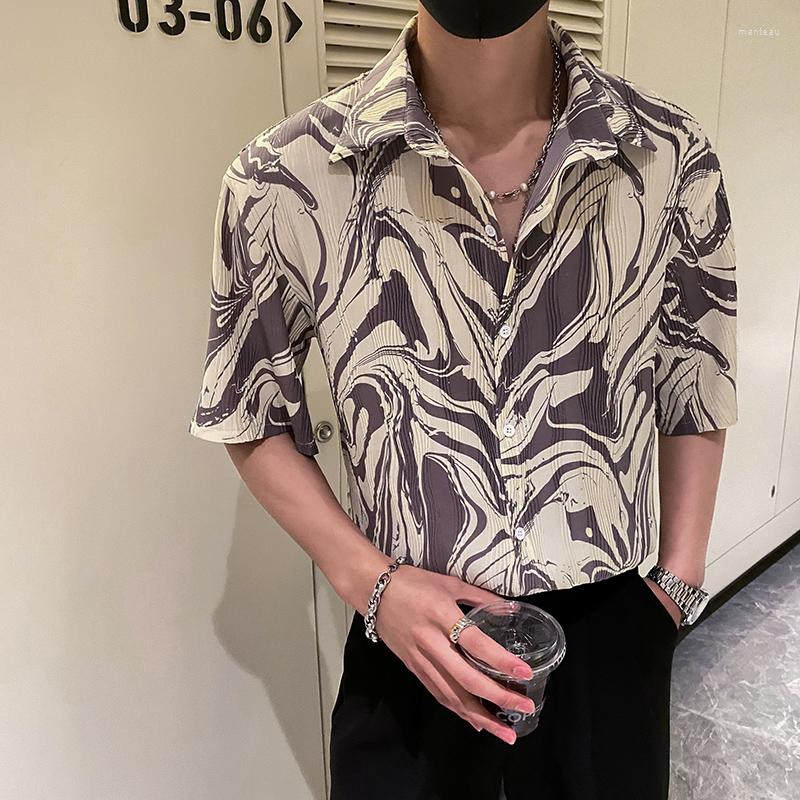 Men's Casual Shirts Light Luxury Sagging Sensation Men's Summer Short Sleeve Loose Fashion Social Party Streetwear Men Clothing, Black
Men's Casual Shirts Light Luxury Sagging Sensation Men's Summer Short Sleeve Loose Fashion Social Party Streetwear Men Clothing, Black